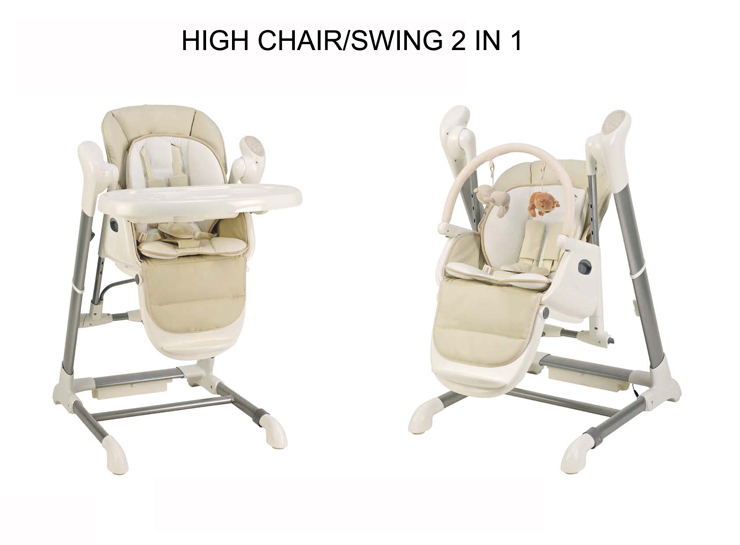 swing to high chair 2 in 1